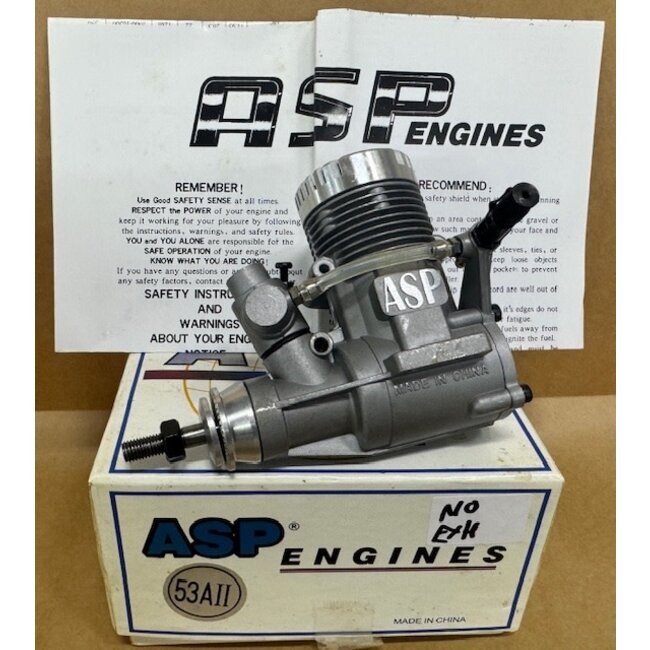 ASP 53 BB ABC ENGINES VINTAGE COMPLETE WITH MUFFLER