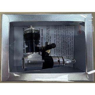 COX COX  ENGINE TEE DEE .049 VINTAGE 1985-1995  NON ORIGINAL BOX  WITH REPRINT INST #1 # 2 # 3