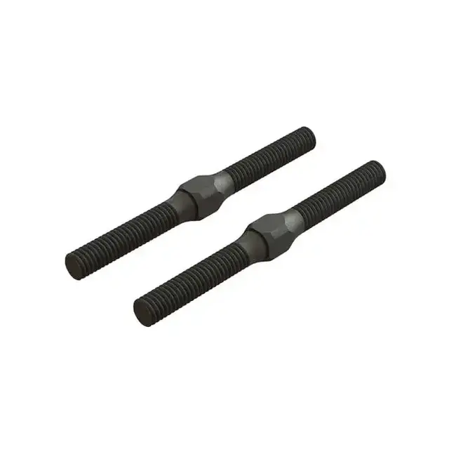 Arrma Steel Turnbuckle M4x48mm Black 2pcs, AR330542