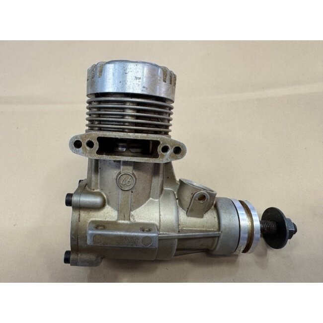 O.S. USED MAX .46 SF -S LONG BLOCK  MOTOR NO CARBY MUFFLER , BOX OR INSTRUCTION