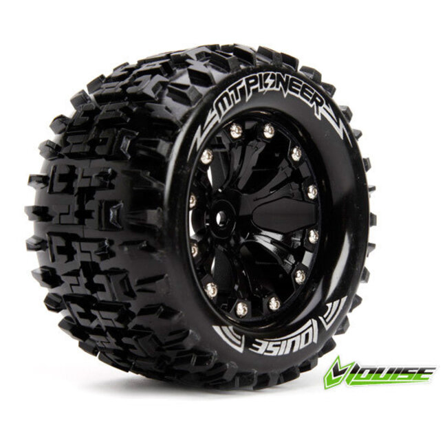 LOUISE MT-Pioneer Tyre On Black Rim 0 Offset