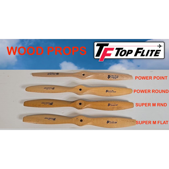 TOP FLITE WOOD PROP