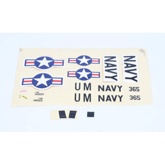 PARKZONE ParkZone PKZU1502 Decal Sheet: UM T-28 Trojan