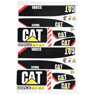 ACE RADIO CONTROLLED MODELS ACE 1/12 CAT 339DL DECALS