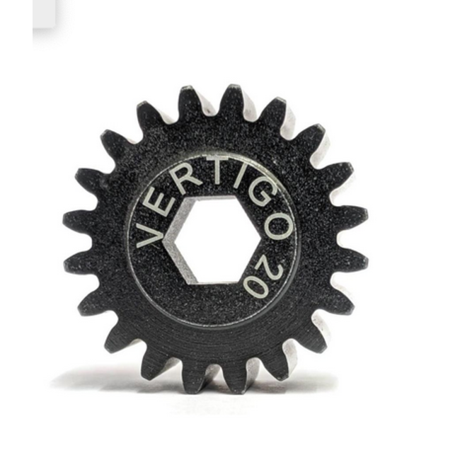 VERTIGO BAJA HEX DRIVE HARDENED STEEL PINION GEAR