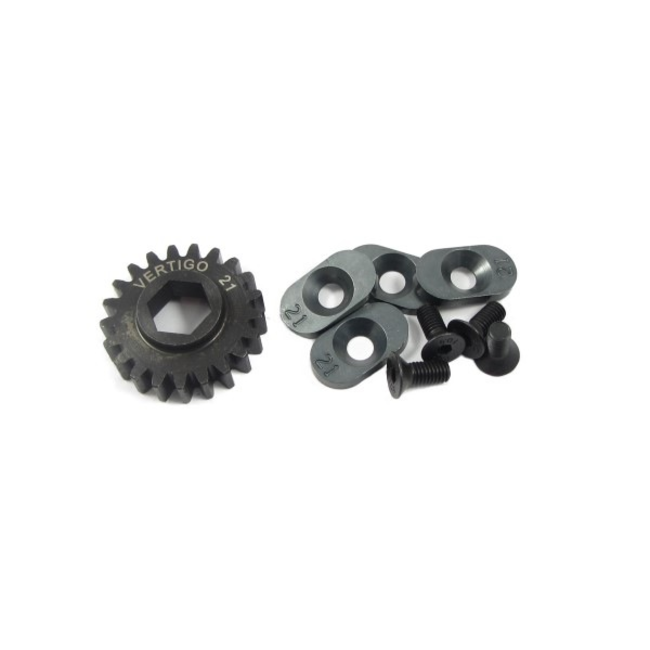 Vertigo Steel  VP Losi Hex drive clutch bell & pinions