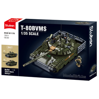SLUBAN SLUBAN B1178 T-80BVMS 1/35 SCALE 519PCS C12