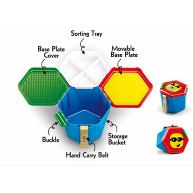 SLUBAN B0829 BRICKS BUCKET BOYS 334 PCS C12