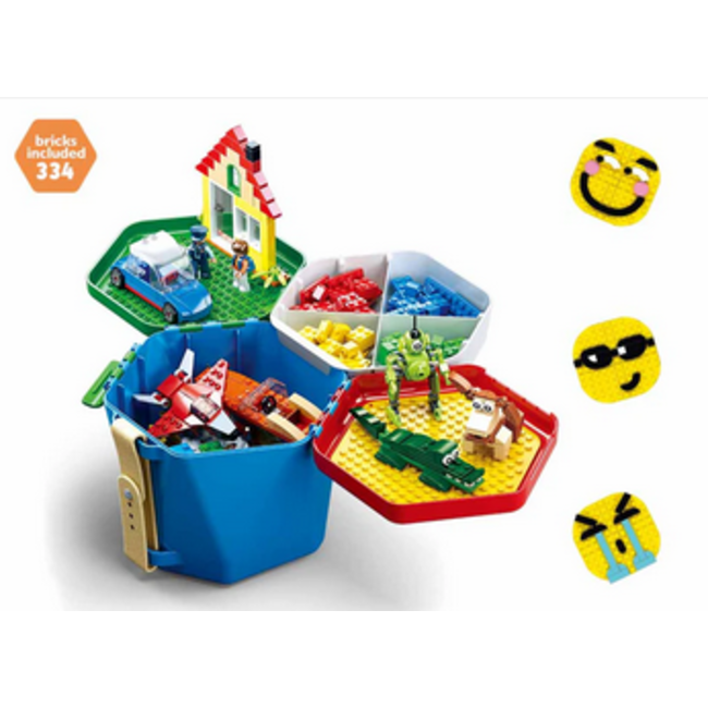 SLUBAN B0829 BRICKS BUCKET BOYS 334 PCS C12