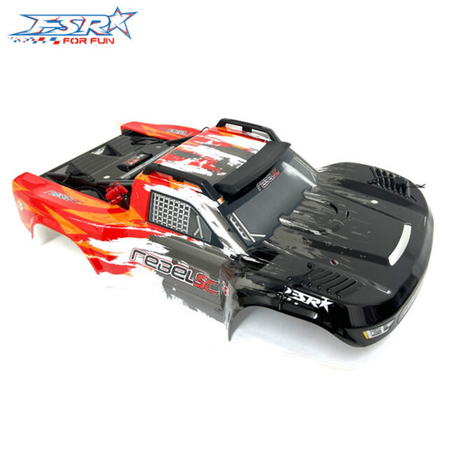 FS Racing Rebel SC Body Red With Decal