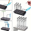 ACE Model Painting Stand Small black box  with 7-Piece Magnetic Flexible Alligator Clip Rod Set