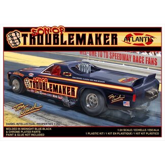 ATLANTIS MODELS Atlantis 1/24 Son of Troublemaker Chevy El Camino Funny Car Plastic Model Kit