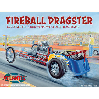 ATLANTIS MODELS Atlantis 1/24 Fireball Slingshot Dragster Plastic Model Kit