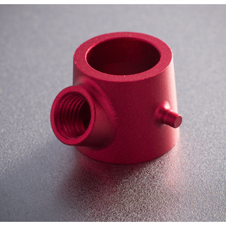 COX Cox .020 Alloy Carburetor Body Round Red   Brand new Original Cox item