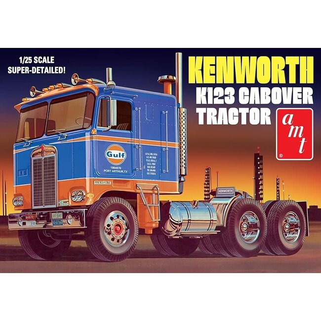 AMT 1/25 Kenworth K-123 Cabover Gulf Plastic Model Kit