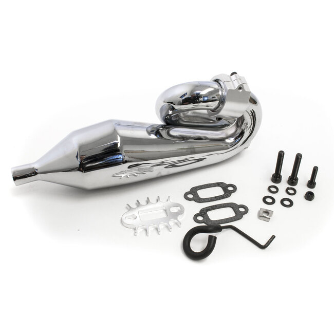 ROVAN Tuned Pipe Set, Rear Mount with CNC Clamp.