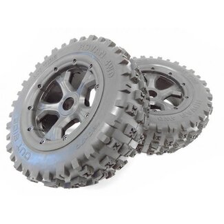 ROVAN ROVAN REAR PRE MOUNTED TIRES SC 180 X 70