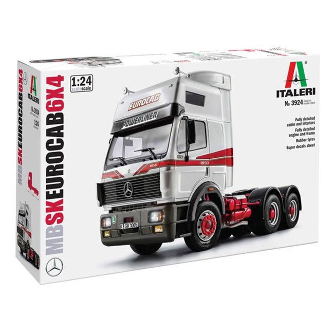 ITALERI MERCEDES-BENZ MB SK EUROCAB 6 X4  1/24 TRUCK PLASTIC MODEL