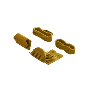 ARRMA Arrma Lower Skid And Bumper Mount Set, Orange, Gorgon