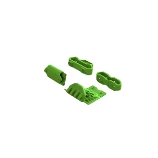 ARRMA Arrma Lower Skid And Bumper Mount Set, Green, Gorgon