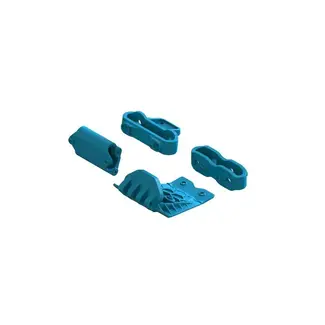 ARRMA Arrma Lower Skid And Bumper Mount Set, Blue, Gorgon
