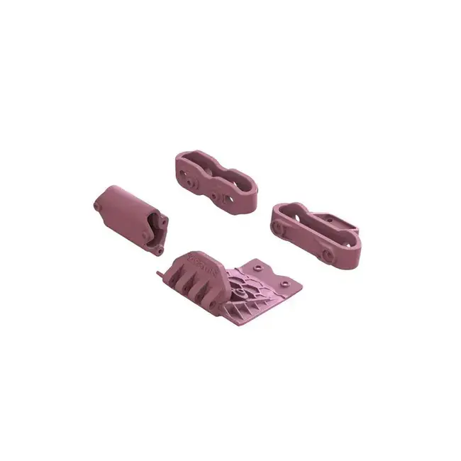 Arrma Lower Skid And Bumper Mount Set, Pink, Gorgon