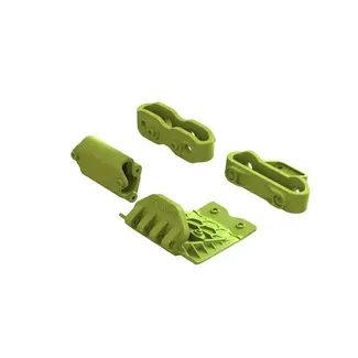 ARRMA Arrma Lower Skid And Bumper Mount Set, Yellow, Gorgon