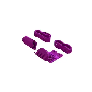 ARRMA Arrma Lower Skid And Bumper Mount Set, Purple, Gorgon