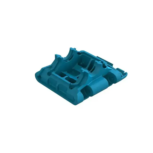 Arrma Rear Lower Skid/Gearbox Mount, Blue, Gorgon