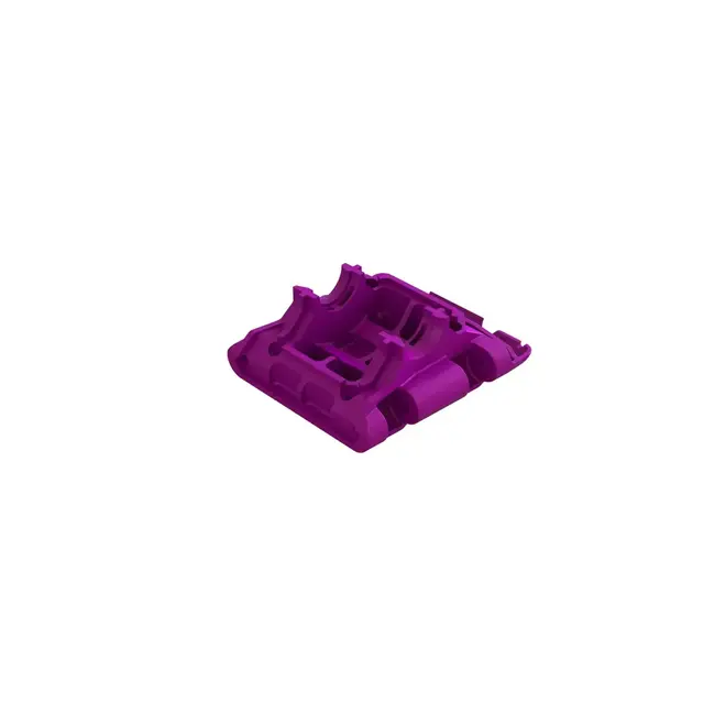 Arrma Rear Lower Skid/Gearbox Mount, Purple, Gorgon
