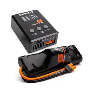 ARRMA Spektrum 3300mAh 8.4v NiMH and S100 Charger Powerstage Charging Combo