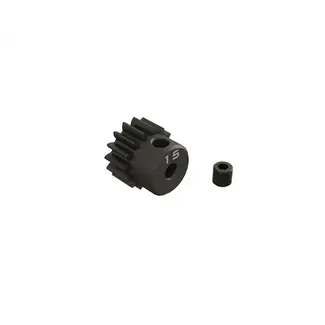 ARRMA Arrma 15T 0.8Mod 1/8 Bore CNC Steel Pinion Gear, AR311077