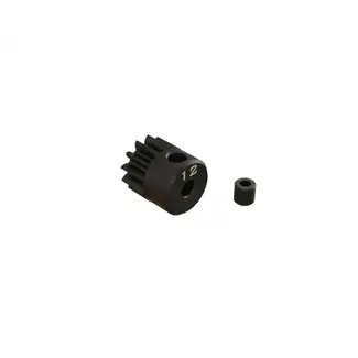 ARRMA Arrma 12T 0.8Mod 1/8 Bore CNC Steel Pinion Gear, AR311074