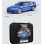 LDRC NISSAN R34  Drift Car RTR With Gyro 1/18th BLUE WITH METAL BODY