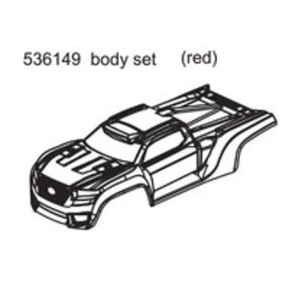 FS RACING FS Racing 536149 Sniper Body RED Complete
