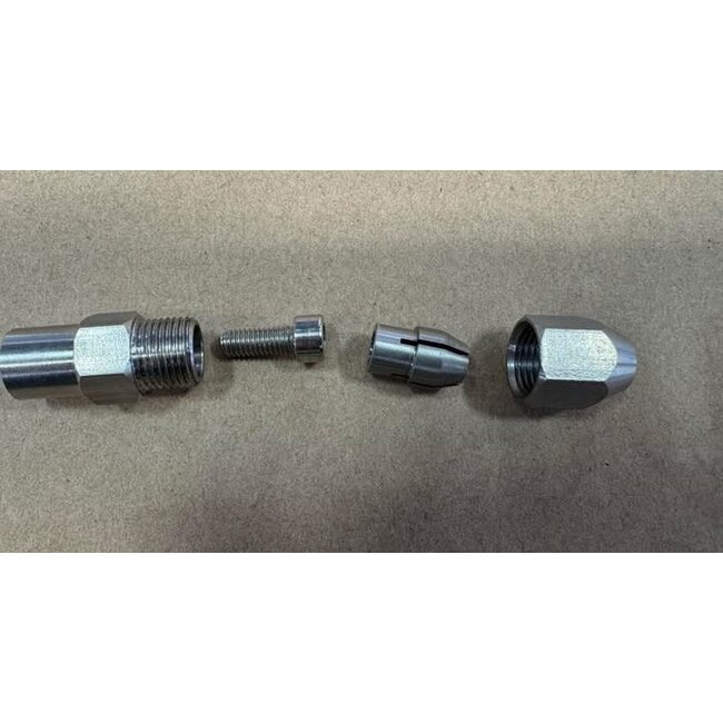 HY BOAT PETROL MOTOR TO 1/4" FLEXI DRIVE ADAPTER