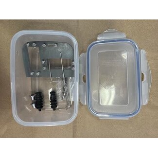 HY MODEL ACCESSORIES HY BOAT RADIO BOX WITH WATERPROOF BOOTS AND SERVO MOUNTS