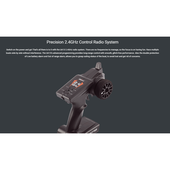 UDIRC RC Boat UDI020 2.4Ghz Remote Control High Speed Electronic Racing Boat