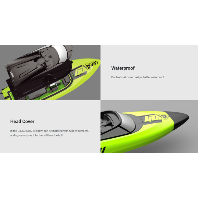 UDIRC RC Boat UDI020 2.4Ghz Remote Control High Speed Electronic Racing Boat