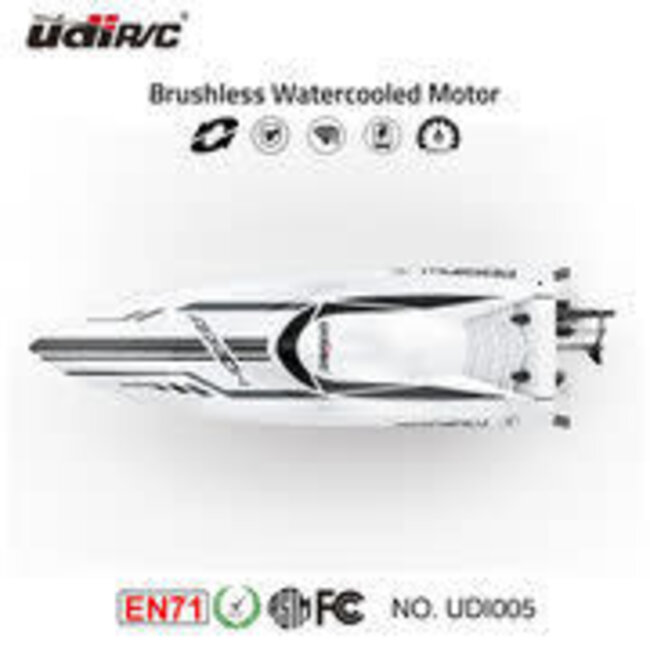 UDIRC Brushless Motor RC Boats, UDI005 white