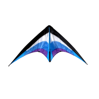 HAAK HIGH AS A KITE HAAK ZEPHYR  DUAL LINE SPORTS KITE 1.4mt fiberglass rods  2 x 25mt nylon line included