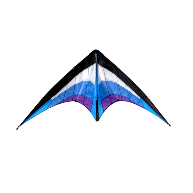 HAAK ZEPHYR  DUAL LINE SPORTS KITE 1.4mt fiberglass rods  2 x 25mt nylon line included