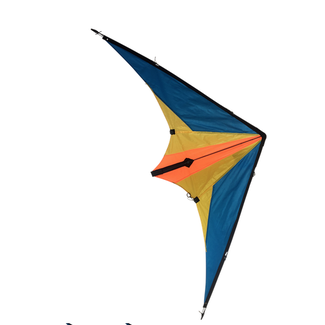 HAAK HIGH AS A KITE HAAK ARCHER  DUAL STRING STUNT  KITE Size: 140cm  Material: Ripstop Polyester  Frame:  4mm Fibreglass  Wind speed: 12 - 20kph Line: Comes with line