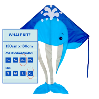 HAAK HIGH AS A KITE HAAK WHALE  KITE SINGLE STRING TYPE