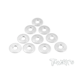T-WORKS T-WORKS Aluminum Shim 3X7.8X0.5mm( Silver ) 10pcs.