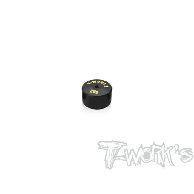 T-WORKS Anodized Precision Balancing Brass Weights 20g