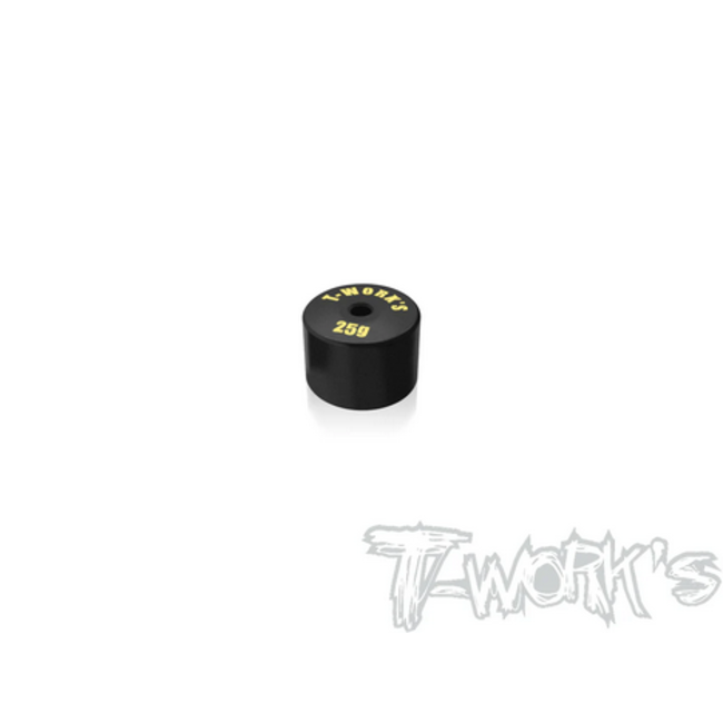 T-WORKS Anodized Precision Balancing Brass Weights 25g