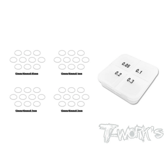 T-WORKS T-WORKS 3mm Shim Washer Set ( 0.05,0.1,0.2,0.3mm each 10pcs. )