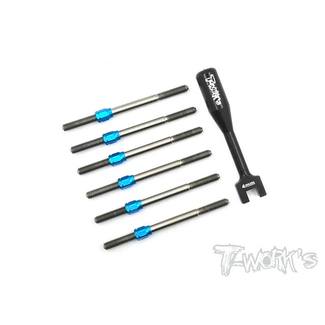 T-WORKS T-WORKS RC10 B6/B6D Hybrid Titanium Turnbuckle Set ( Team Associated RC10 B6/B6D ) T-WORKS T-WORKS RC10 B6/B6D Hybrid Titanium Turnbuckle Set ( Team Associated RC10 B6/B6D )