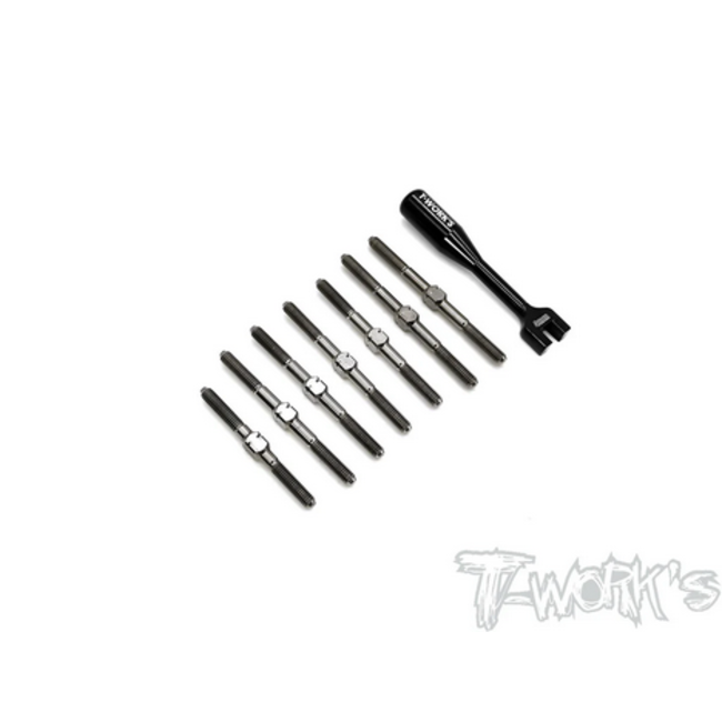 T-WORKS B74.1 64 Titanium Turnbuckle Set ( For Team Associated B74.1 )